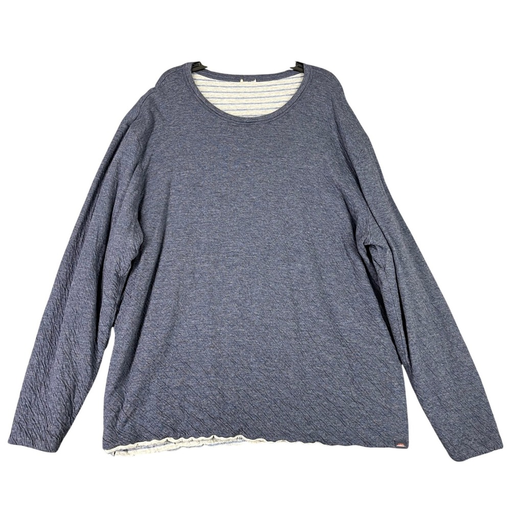 Faherty Cloud Reversible Shirts Striped Textured … - image 1